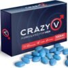 Crazy V Blue Fast-Acting 100mg Tablets: Strong Performance & Stamina Booster for Men - High Power Pills Endurance & Firmness Enhancing Male Herbal & Food Supplement(10 Count (Pack of 1))
