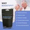 Boostify™ 10 Men's Blue Tablets Stronger & Harder Enhanced Strength & Firmness for Men - Designed to Boost High Stamina, Performance & Prolonged Results