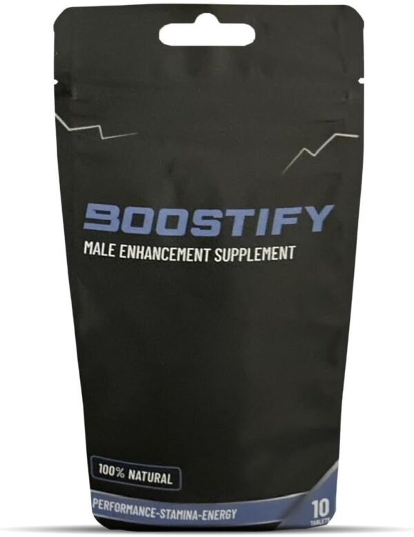 Boostify™ 10 Men's Blue Tablets Stronger & Harder Enhanced Strength & Firmness for Men - Designed to Boost High Stamina, Performance & Prolonged Results