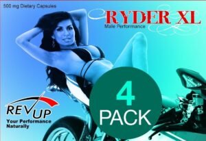 4 x RYDER XL Male Performance Formula