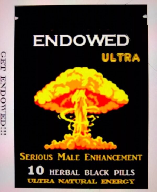 Endowed Blak Male Energy Supplement 10 Pills for Both Sexes xxxpl la Pep Enhance