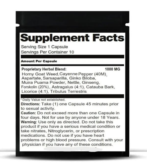 100% Natural Round 20 Male Herbal Enhancement Supplement 10 Pills For Men BuyNow