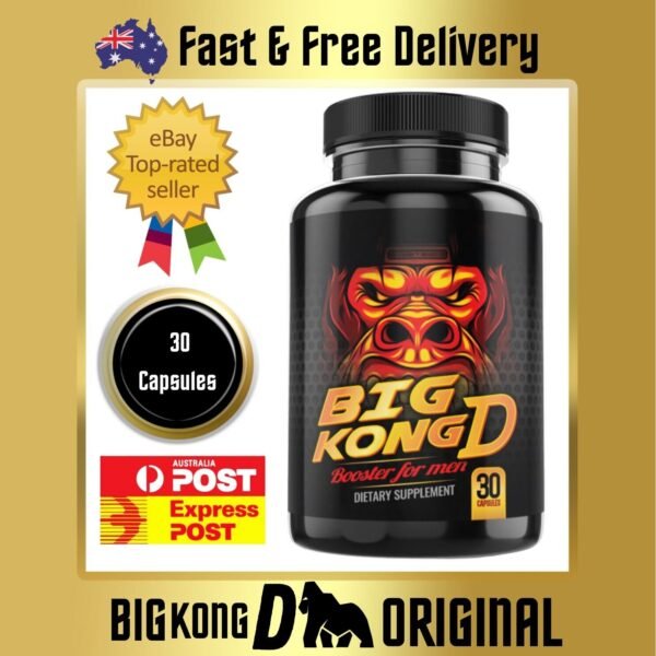 4370092124 Big Kong Supplement for Men’s Sexual Health, Energy, Men’s Hormone Booster Pill
