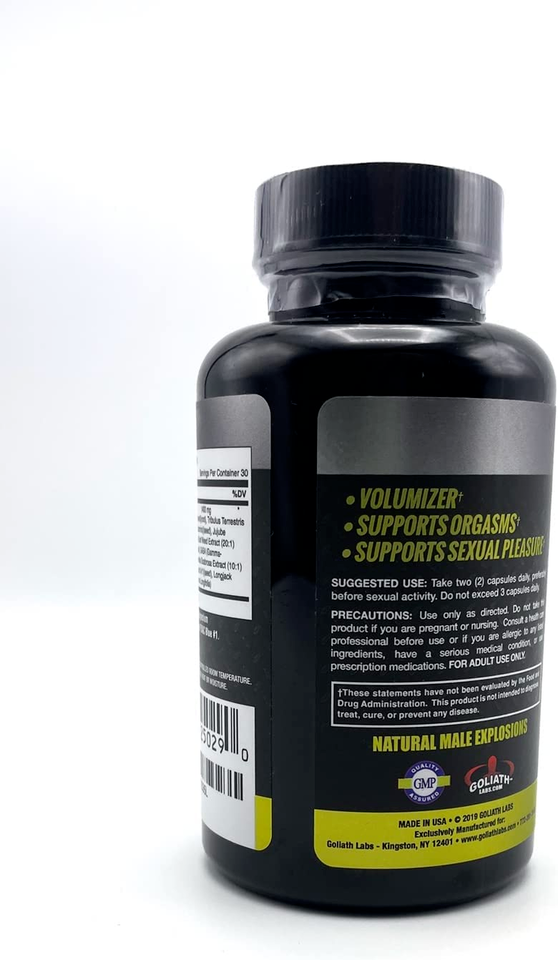 Ejaculoid Enhancing Pills (60 Capsules) - Enlargement Booster for Men - Increase