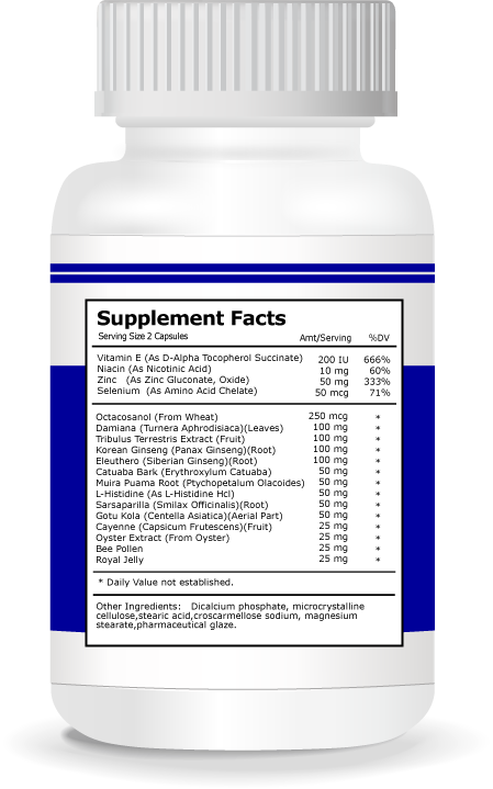 EgoRx, All-Natural, Male Herbal Supplement, Long Lasting Energy