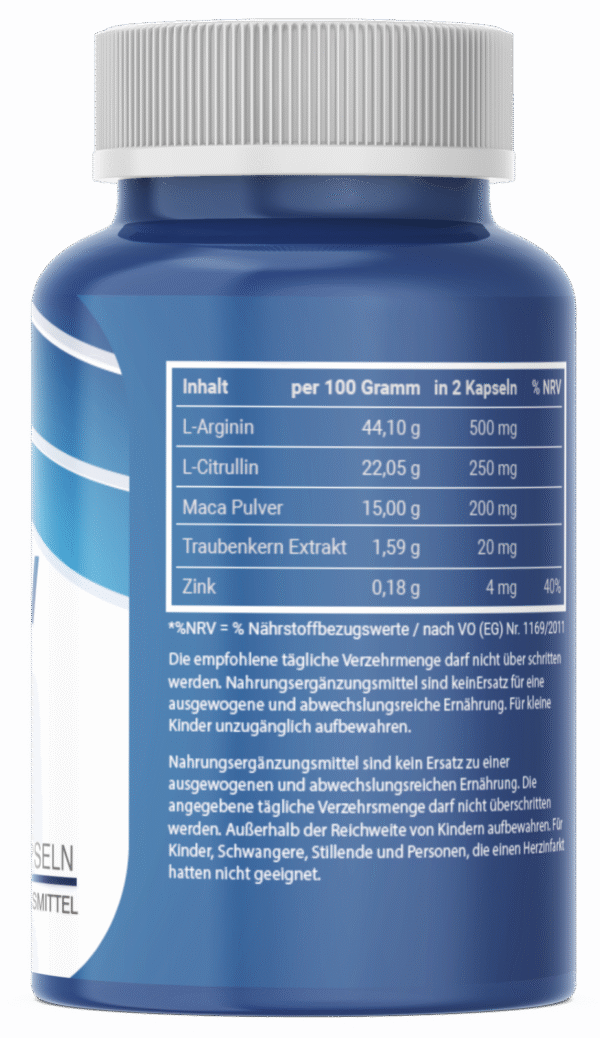FCK NOW capsules HERBAL - Extra strong potency capsule for men potency enhancer⭐⭐⭐⭐⭐ in the "Potency Enhancers" section | MADE IN GERMANY |