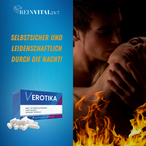 2x30 VEROTIKA EXTRA STRONG POTENCY SEX & LUST PILLS FOR MEN FROM GERMANY