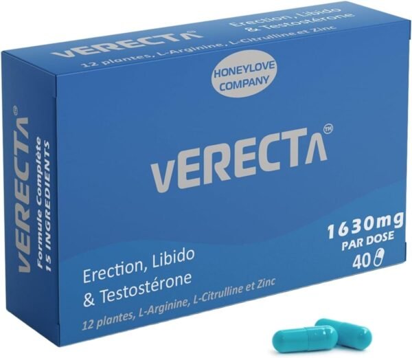 Erecta Improves sexual erection endurance performance of men 40 capsules