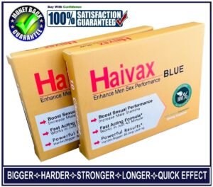 2BOX OF ”HAIVAX” SEX CAPS/PILLS FOR MEN-STRONGER, HARDER&LONGER-20CAPS