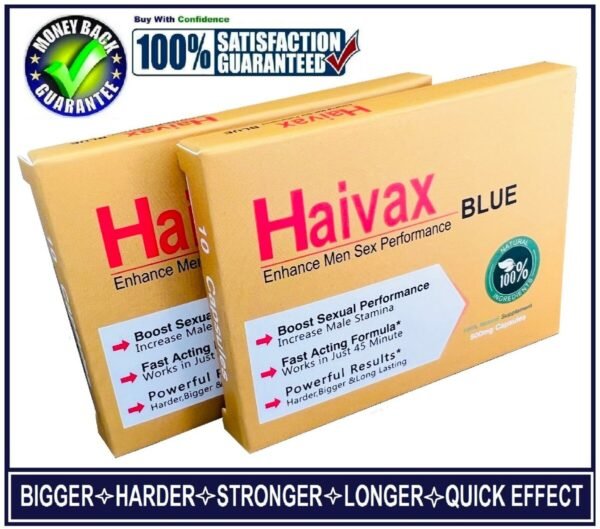 4404588218 2BOX OF ”HAIVAX” SEX CAPS/PILLS FOR MEN-STRONGER, HARDER&LONGER-20CAPS