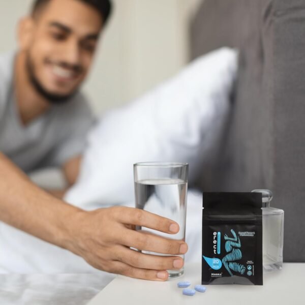 Erect ™ 20 Blue Pills | 100mg | Men's Sexual Power & Performance Enhancer | Unlock Your Passion with This Potent Natural Intimacy Support | Made in UK