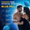 ErectUP - 10 Blue Tablets for Men - 100mg Natural Supplement for Enhanced Performance & Vitality - Fast-Acting Blue Power for Men's Efficiency & Long-Lasting Results