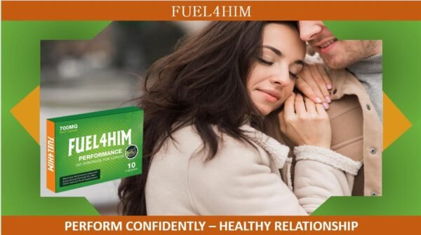 FUEL4HIM - New Stronger for Longer Formula for Men - Ultra Strong Performance Enhancing Pills, Stamina Endurance Booster Blue Supplement Pills for Men - 10 Ginseng Capsules 700MG